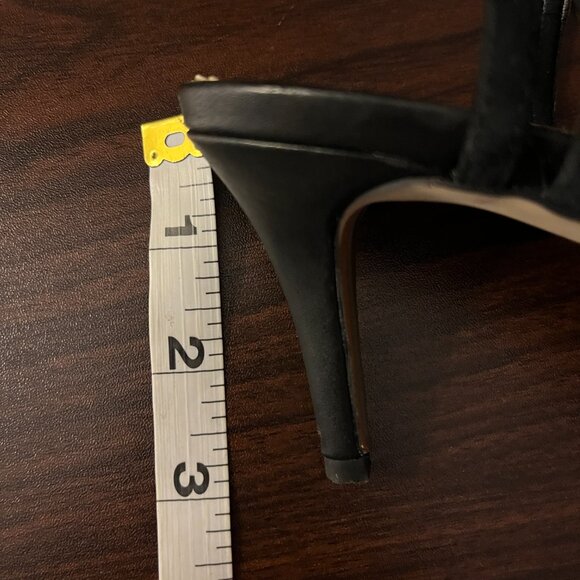 Sam Edelman Javin Women's Black Suede Mary Jane Pointed Toe Pumps 8 - Picture 7 of 7